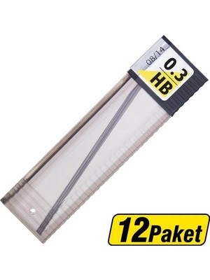2 Adet Tombow 0.3 mm Hb Kalem Ucu 12'li Paket
