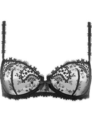 Simone Perele Siyah Balenli Sütyen 12B330