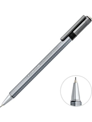 2 Adet Staedtler Triplus Micro Versatil Uçlu Kalem 0.7 mm Gri
