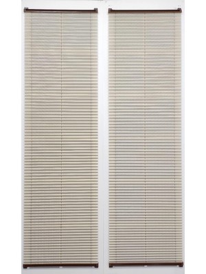 Krem Plise/cam Balkon Perdesi (49X125)