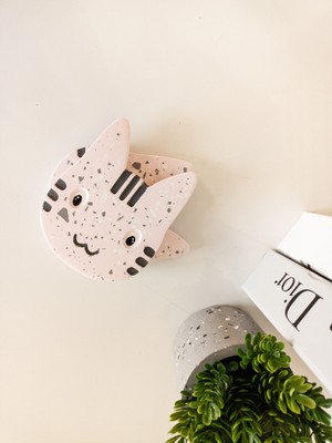 Kedi Creative Arts Terrazzo Kedi 2'li Bardak Altlığı