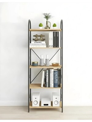 Treeandtech Likya 5 Raflı Kitaplık