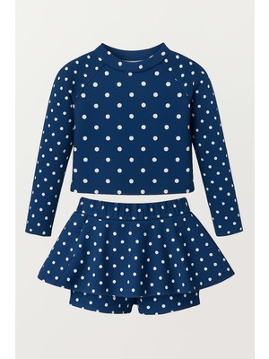 My Kids Wear Etek Detaylı Kız Çocuk 2 Li Mayo