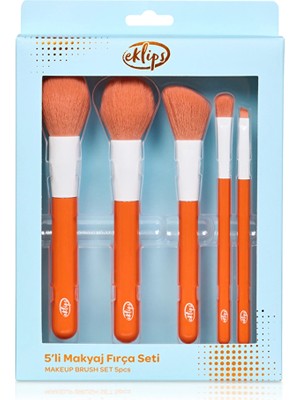 5 Adet Eklips 5'li Makyaj Fırça Seti Summer Collection