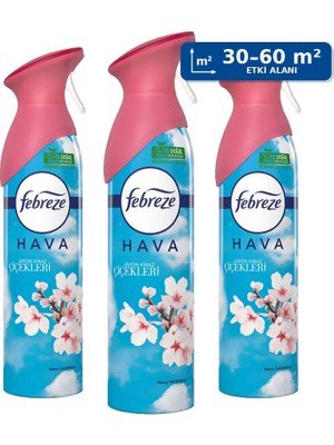 5 Adet Febreze Hava Ferahlatıcı Sprey Oda Kokusu Japon Kiraz Çiçekleri 185 ml x 3 Adet - Çok Al Az Öde