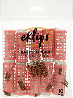 3 Adet Eklips Kafesli Bigudi 10'lu