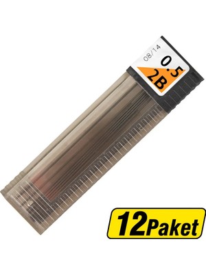 3 Adet Tombow 0.5 mm 2b Kalem Ucu 12'li Paket