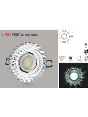 Cata CT-6600 Gardenya Cam Spot (Ampulsuz)