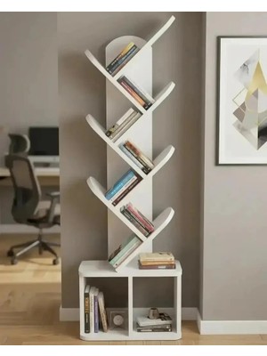 Treeandtech Ürgüp 10 Raflı Kitaplık