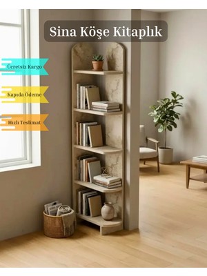 Treeandtech Sina Köşe Kitaplık