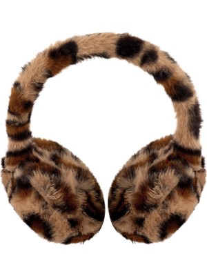 3 Adet Eklips Leopar Çocuk Peluş Kulaklık