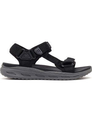 Derimod Zero Erkek Siyah Bantlı Kumaş Sandalet 26SFD69436F