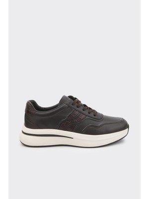 Derinet Hakiki Deri Comfort Taban Erkek Sneaker
