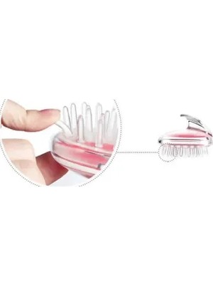 Silikon Yumuşak Duş Saç Fırçası