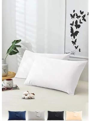 Bella Vista 2'li Pamuklu Kapaklı Yastık Kılıfı, 50X70 cm Yumuşak ve Nefes Alabilir