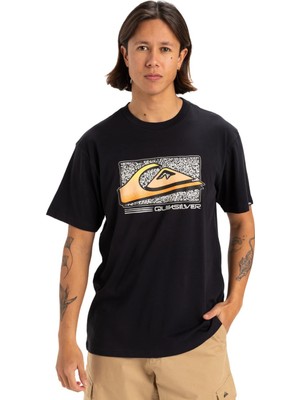 Vionna Quiksilver Erkek Retro Fade Ss Tişört, Siyah, M