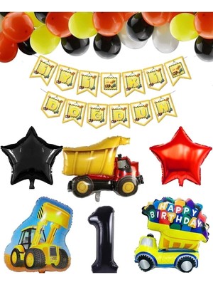 Düvenci Ticaret Inşaat Kepçe Kamyon 1 Yaş Balon Seti