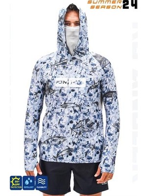 Fujin Pro Angler S24 Buff&hoodie Black Fish