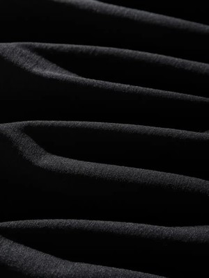 De'charme Erkek Dağ Grafikli Tişört, Yaz Için Büyük Beden Rahat T-Shirt - Siyah