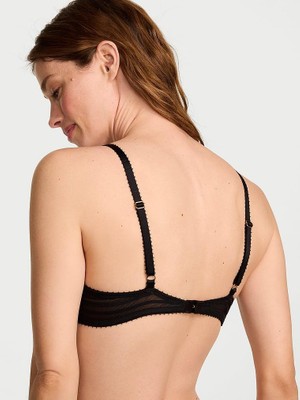 Victoria's Secret Tease Desteksiz Transparan Çizgili Demi Sütyen