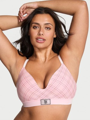 Victoria's Secret Işıltılı Logo Detaylı Demi Sütyen