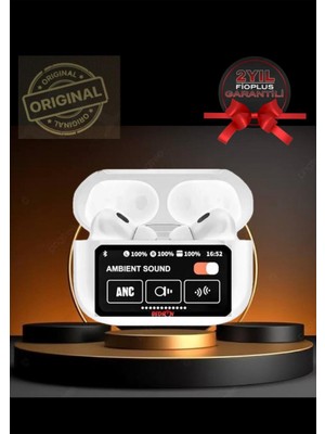 Zykrion Air 2 Max Plus Anc Dokunmatik Ekranlı Bluetooth Kulaklık Ios Android Tüm Telefonlara Uyumlu Kulaklık