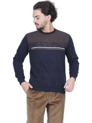 Vionna Rey Polo Erkek Bisiklet Yaka Triko Sweat 6743616 Lacivert