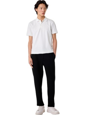 Vionna Kısa Kollu Düğmeli Polo Yaka Slim Fit Tişört