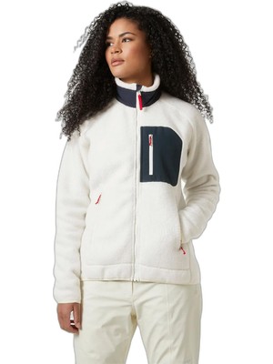 Vionna Helly Hansen W Imperial Pile Block Kadın Polar Üst Beyaz Xl