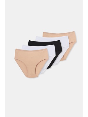 Brf Store Lizbon Center Dagi 5104KC Yüksek Bel Slip 5'li B0169274 Külot Kadın