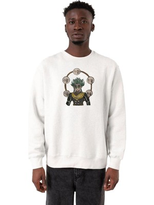 Vionna Tshirthane Demon Slayer Anime Hantengu Clone Beyaz Erkek 2ip Sweatshirt P20770S8718, 2xl