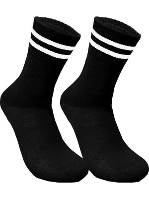 Vionna Skadi Mons Tennis 2 Pack Unisex Çorap 41-44 Beden, 41-44, TYB120-1605030423-3170414330, Siyah, Üniseks-Yetişkin