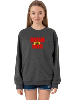 Vionna Tshirthane Dream Still Over Füme Kadın 2ip Sweatshirt P24202S1423, Xl