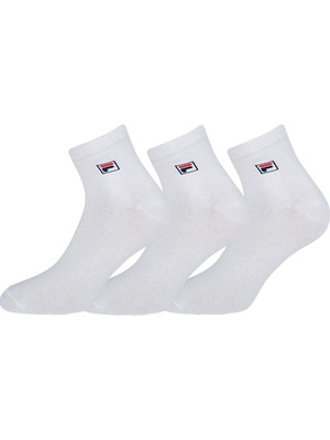 Vionna Fıla Quarter Socks Üniseks Yetişkin Çorap, Beyaz, 35-38
