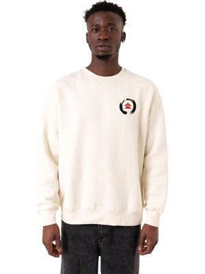 Vionna Tshirthane Ghost Of Tsushima Logo Ekru Erkek 2ip Sweatshirt P18947S9230, L