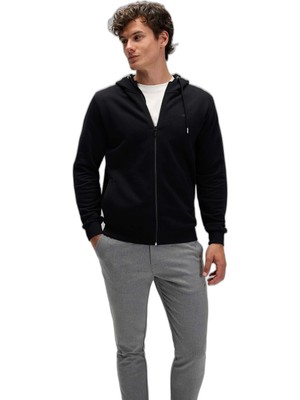 Vionna Ellesse Pamuklu Regular Fit Kapüşonlu Fermuarlı Sweat Erkek Sweat EM555