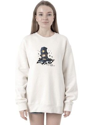Vionna Tshirthane Boogiepop Phantom Yin Yang Beyaz Kadın 2ip Sweatshirt P20223S3594, M