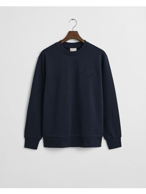 Vionna Gant Erkek Lacivert Regular Fit Sweatshirt