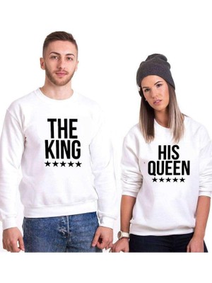 Vionna Tshirthane The King The Queen Sevgili Kombinleri Sweatshirt Kombini, Kadın, S-Tek Ürün Fiyatıdır, Kombin Yapmak Için En Az 2 Adet Sepete Ekleyiniz