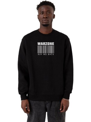 Vionna Tshirthane Call Of Duty Warzone Buy Me Back Siyah Erkek 2ip Sweatshirt P23889S1484, Xl