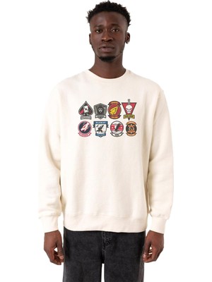 Vionna Tshirthane Top Gun Maverick Badge Layout Group Ekru Erkek 2ip Sweatshirt P19908S6553, L