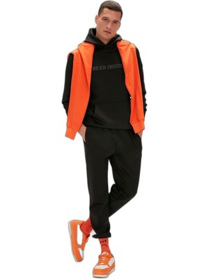 Vionna Bad Bear Erkek 230212002 Arthur Hoodie Kazak, Siyah, L