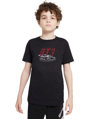 Vionna Qivi Unisex Çocuk Siyah Nissan Gtr Gt3 Baskılı Sweatshirt SFK0732-COCTS, 11-12 Yaş