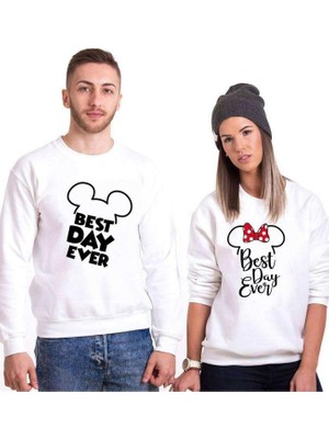 Vionna Tshirthane Best Day Ever Sevgili Kombinleri Sweatshirt Kombini, Erkek, M-Tek Ürün Fiyatıdır, Kombin Yapmak Için En Az 2 Adet Sepete Ekleyiniz