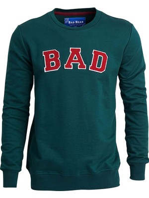 Vionna Bad Bear Yeşil Erkek Sweatshirt L