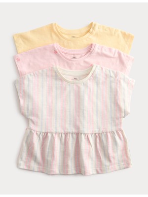 Marks & Spencer 3'lü Pamuklu T-Shirt