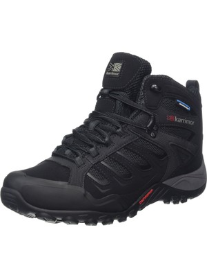 Vionna Karrimor Erkek Helix Mid Weathertite Trekking ve Yürüyüş Ayakkabısı, Siyah Blk, 47 1/3 Eu