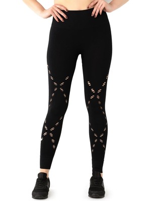 Vionna Miofit Pars Seamless Spor Tayt Black L-Xl