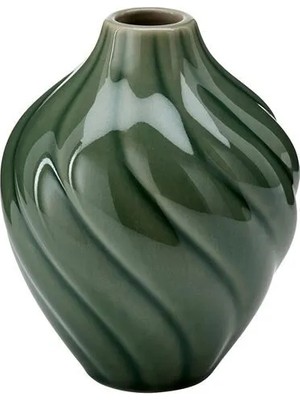 IKEA Kornsparv Seramik Vazo , Yeşil, 12 cm