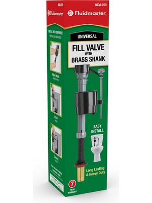 Vionna Fluidmaster 400A-019 Pirinç Saplı Tuvalet Doldurma Vanası